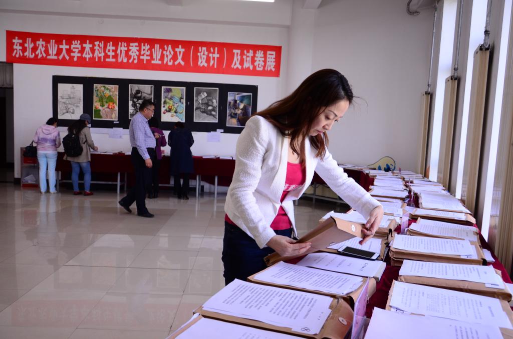 教师进行参观